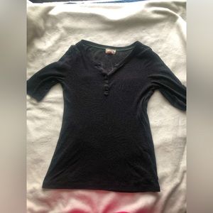 Sheer Black Cover Top